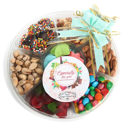 Large Candy/Nut/Chocolate Platter - Especially For You Israel