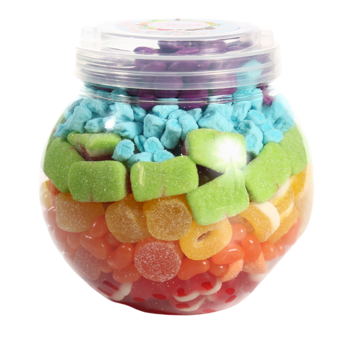 Jumbo Rainbow Candy Jar (click here to see design options) - Especially For You Israel
